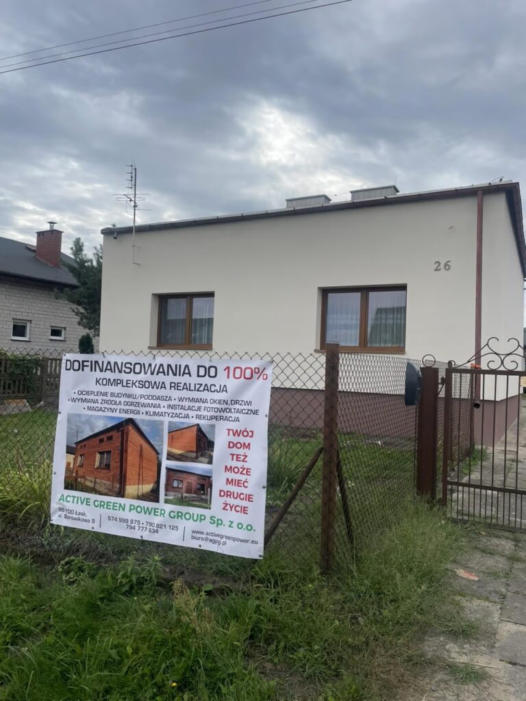 Termomodernizacja domu jednorodzinnego Czestków